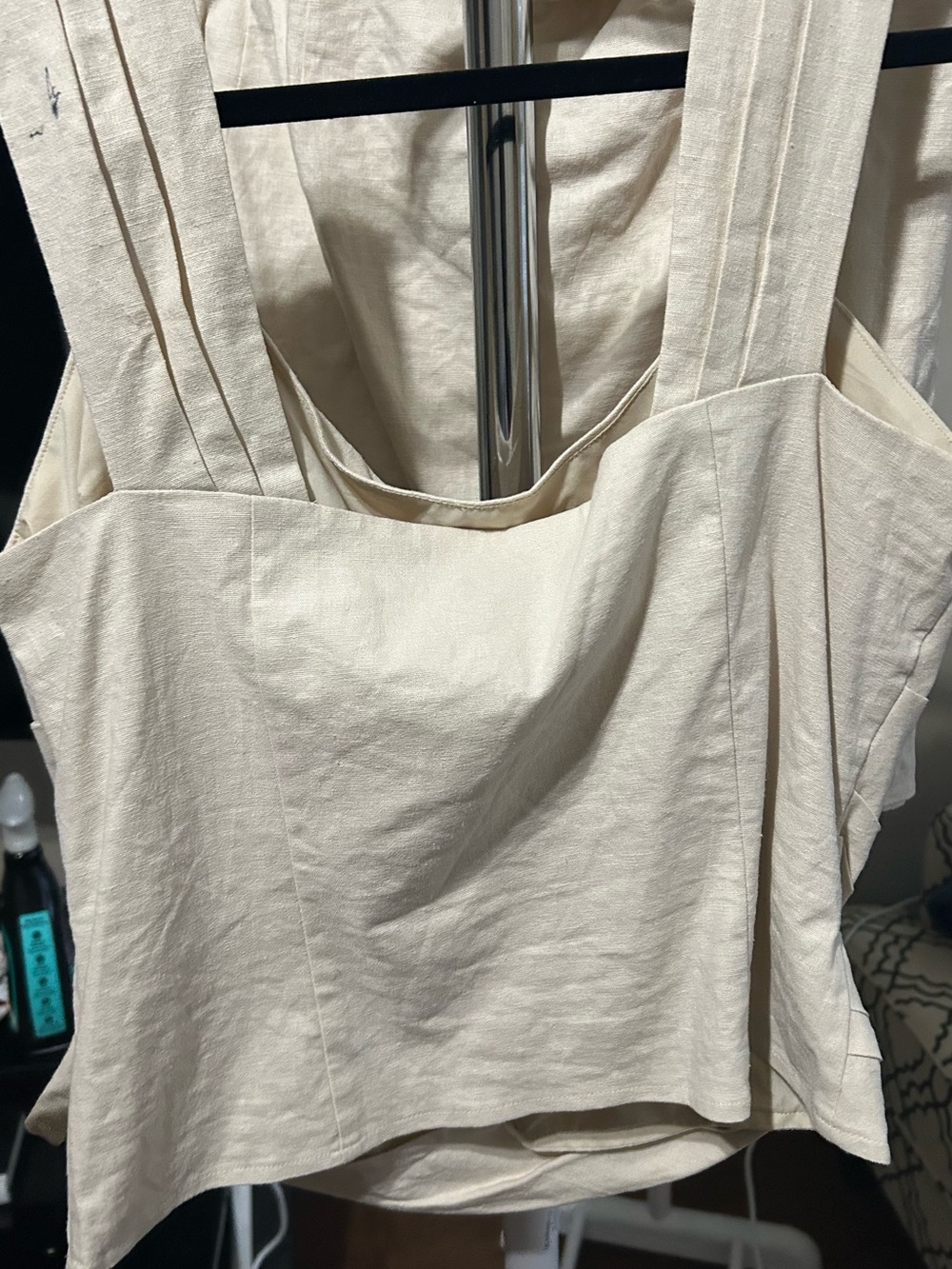 Express Cream Mini Skirt and matching Top - Picture 2 of 5